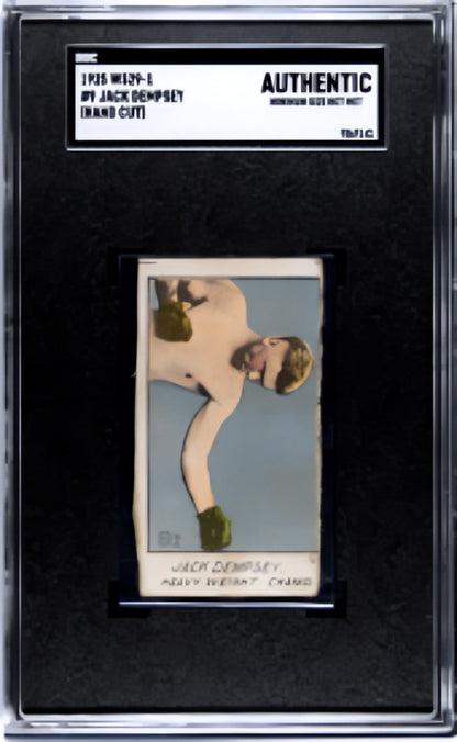 1925 W529-1 Jack Dempsey #9 Boxing - Authentic SGC Tough!