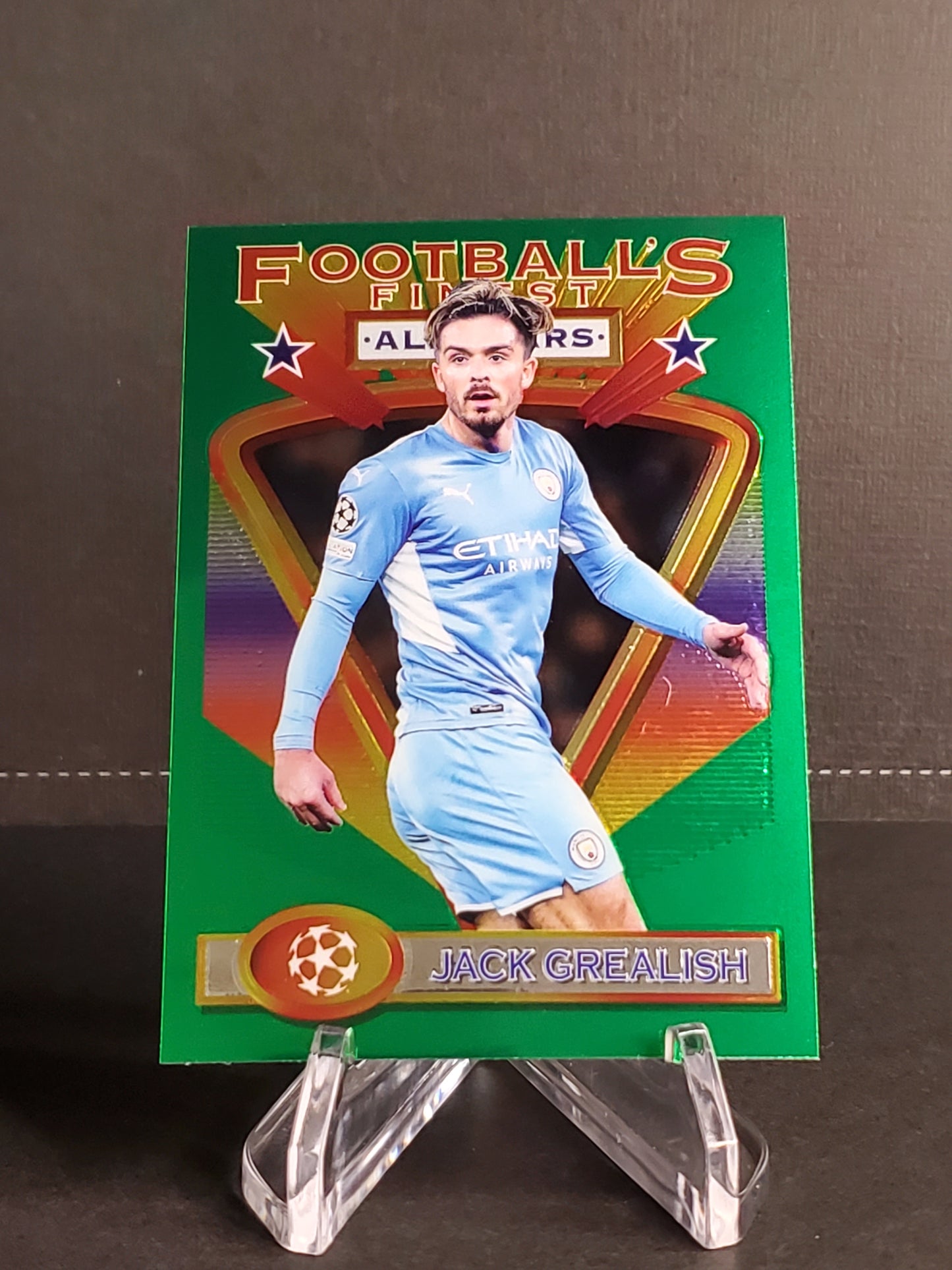 Jack Grealish 2021-2022 Topps Finest Flashbacks UEFA Soccer #31