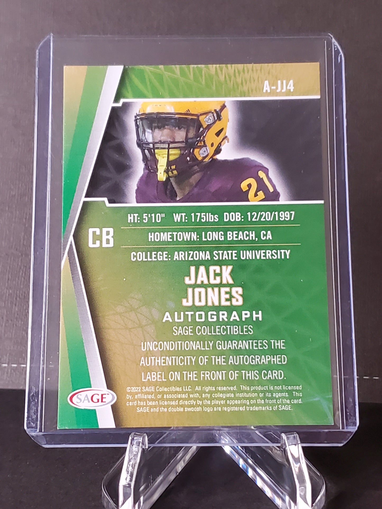 Jack Jones 2022 Sage AUTO #A-JJ4