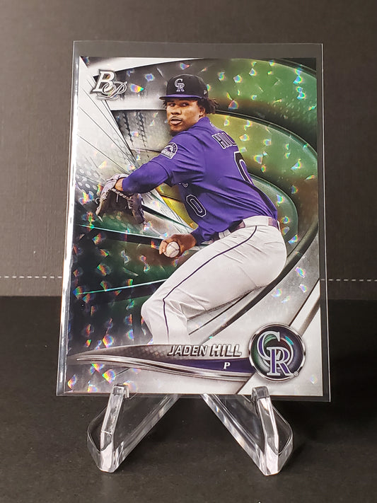 Jaden Hill 2022 Bowman Platinum Ice Foil Top Prospects #TOP-80