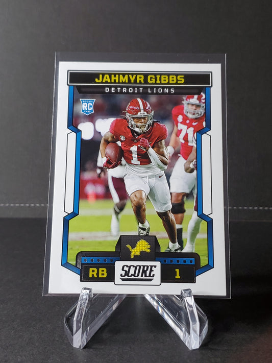 Jahmyr Gibbs 2023 Panini Score Football RC #316