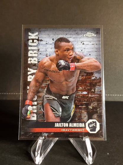 Jailton Almeida 2024 Topps Chrome UFC Brick by Brick #BYB-10