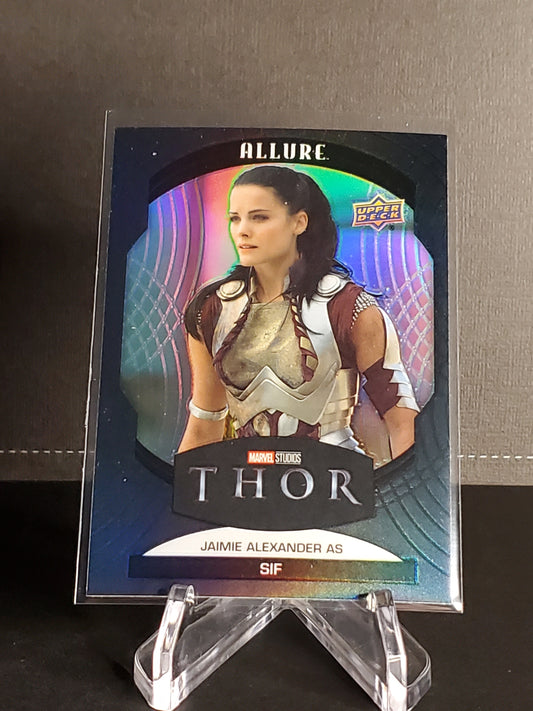 Jami Alexander as Sif 2022 Upper Deck Marvel Allure Black Rainbow #8