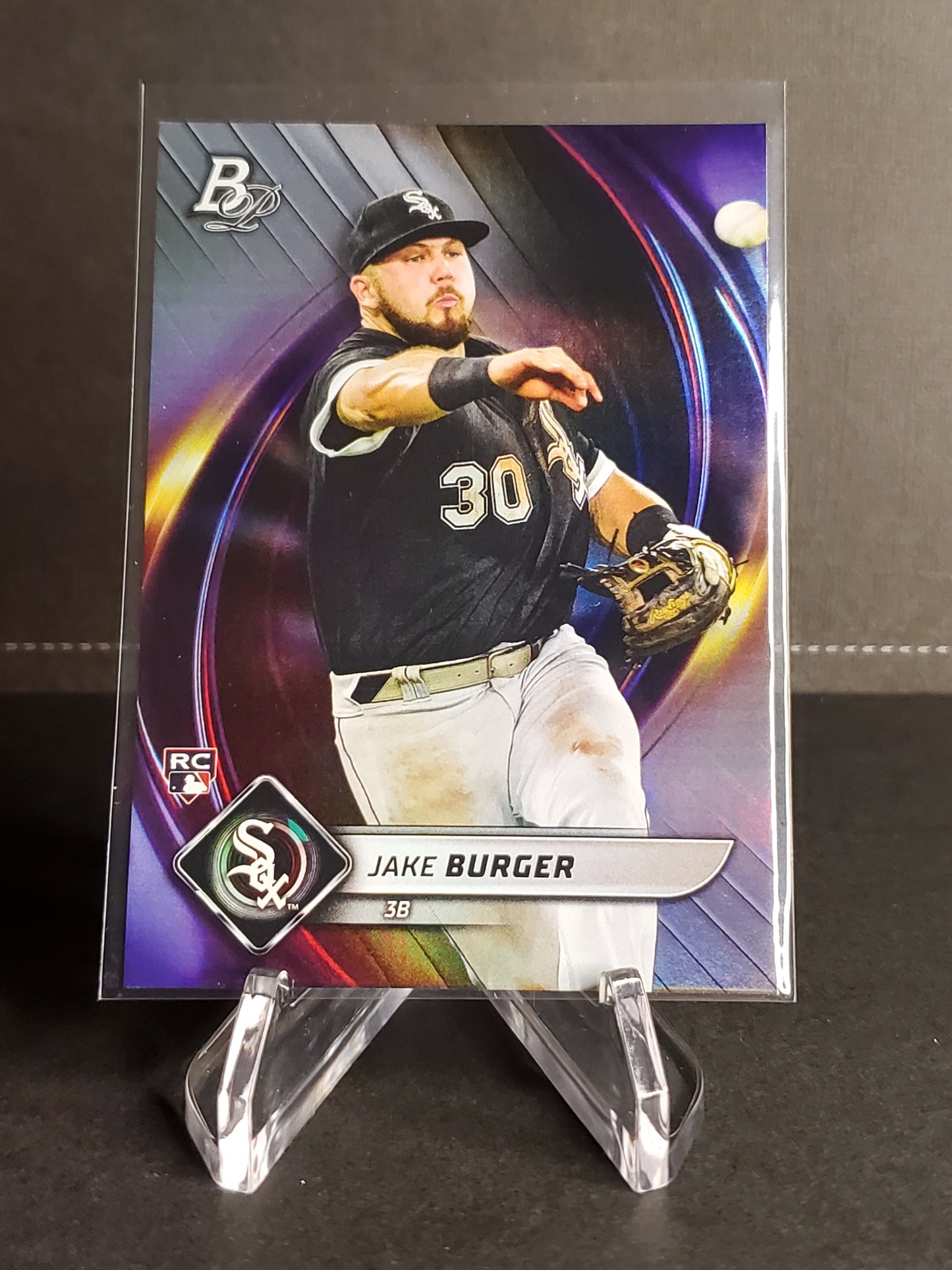 Jake Burger 2022 Bowman Platinum RC #82