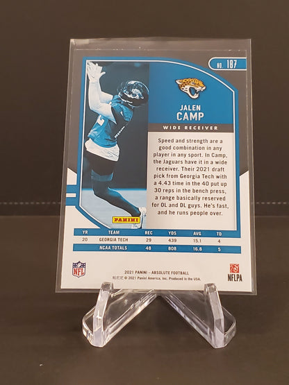 Jalen Camp 2021 Panini Absolute RC #187