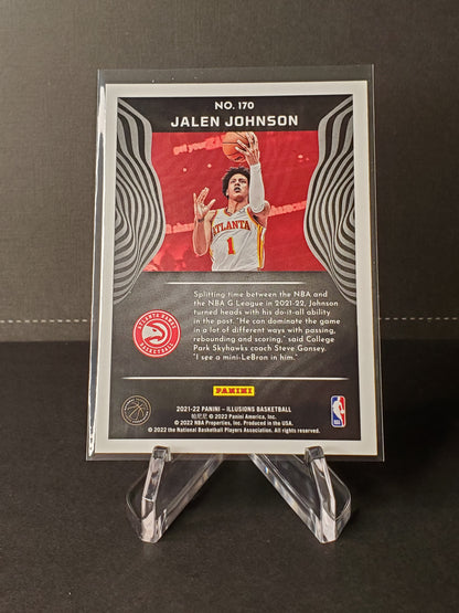 Jalen Johnson 2021-2022 Panini Illusions Basketball RC #170