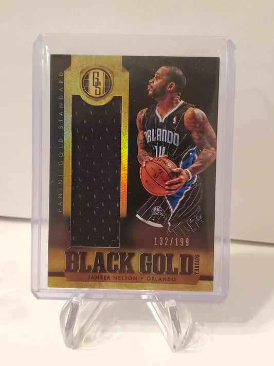 Jameer Nelson 2012-2013 Panini Gold Standard Black Gold #'d 132/199