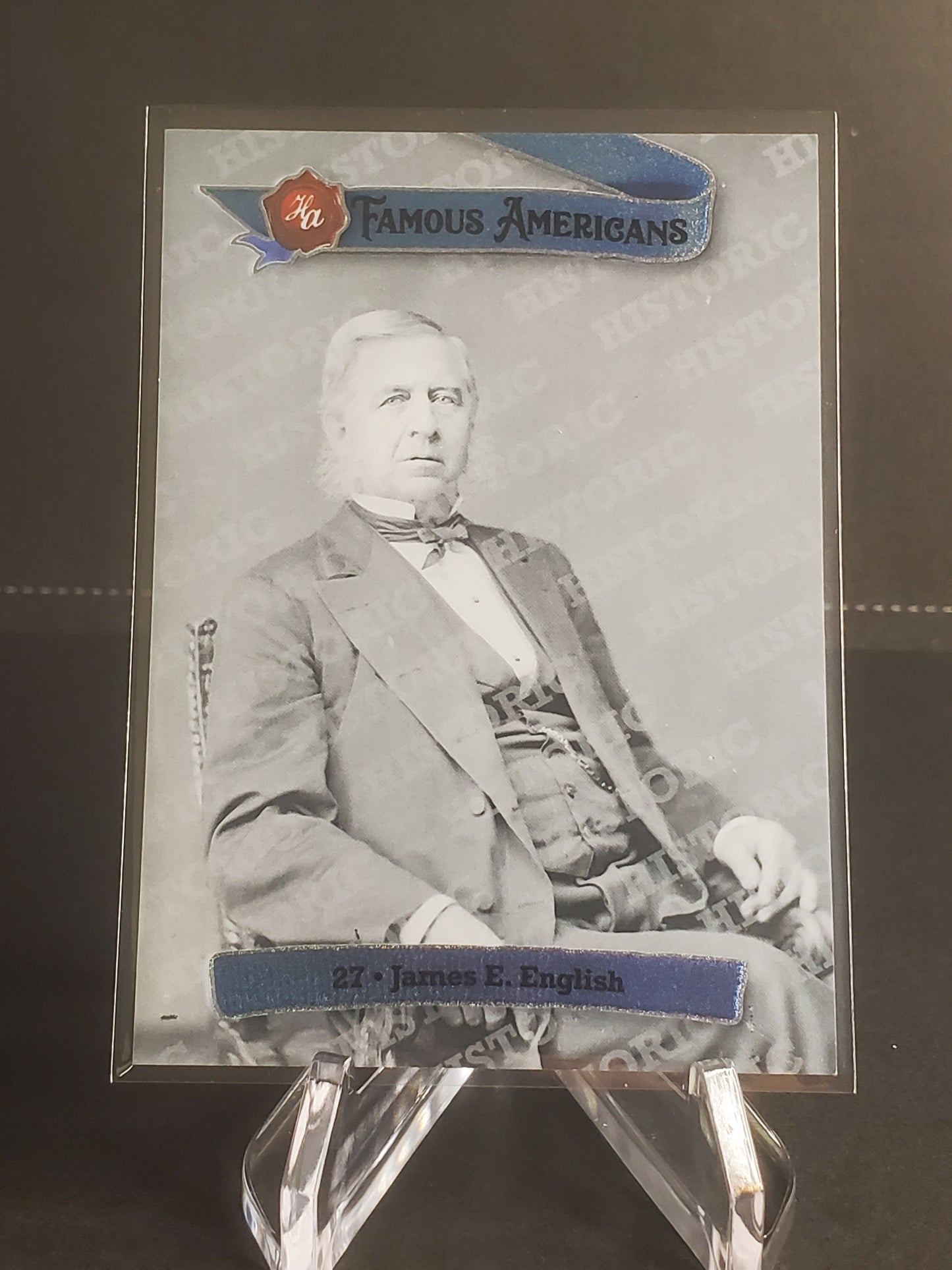 James E. English 2021 Famous Americans Historic Autographs /25