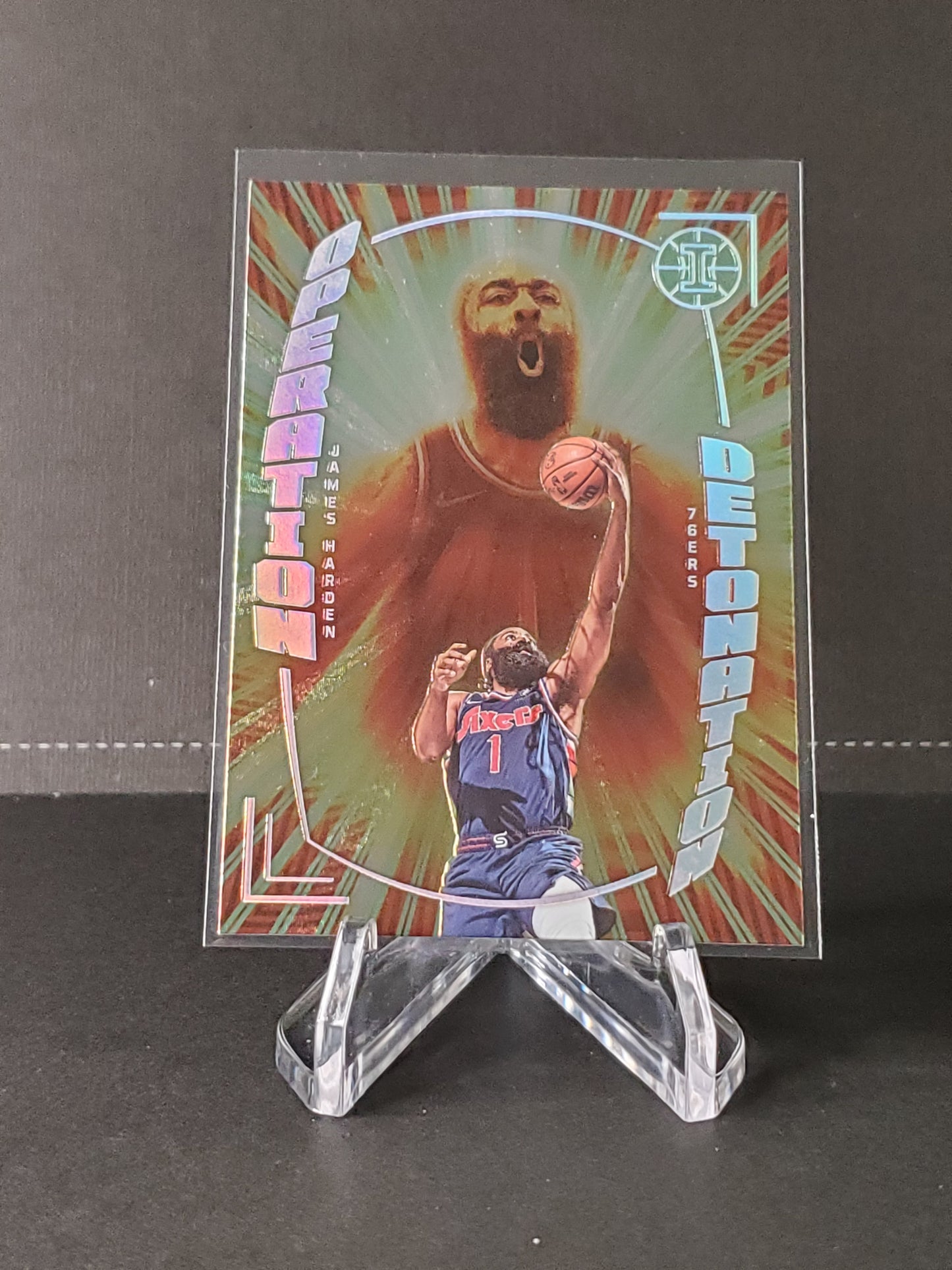 James Harden 2021-2022 Panini Illusions Operation Detonation #4