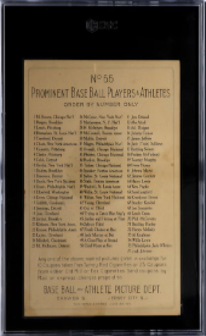 James Jeffries 1910-11 T9 Turkey Red Heavyweight Champ #55 SGC 4 - TOUGH!