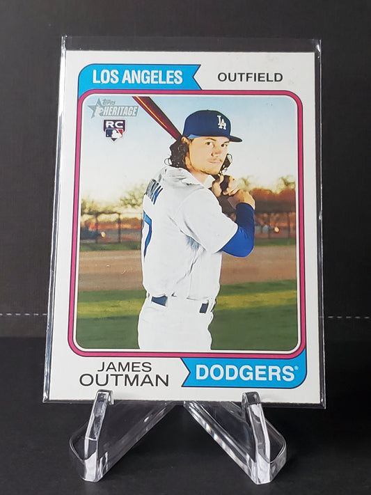 James Outman 2023 Topps Heritage RC #93