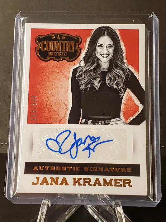 Jana Kramer 2014 Panini Country Music AUTO #S-JK: /344