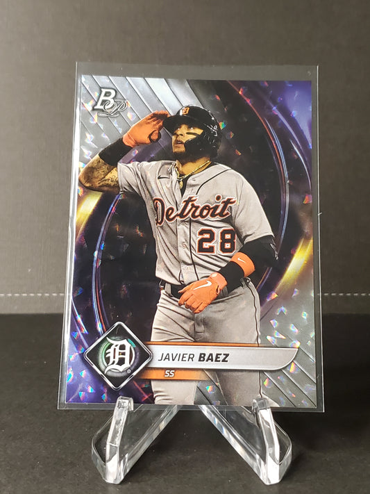 Javier Baez 2022 Bowman Platinum Ice Foil #77