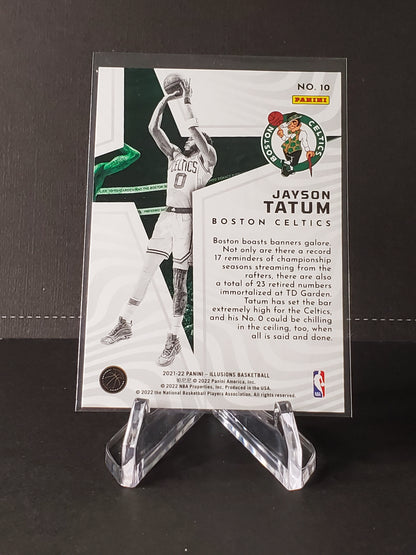 Jayson Tatum 2021-2022 Panini Illusions Shining Stars #10