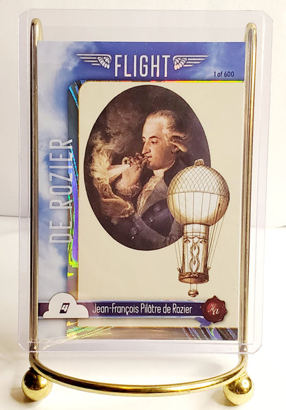 Jean-Francois Pilatre de Rozier - Flight Historic Autograph Parallel Insert #'d /600