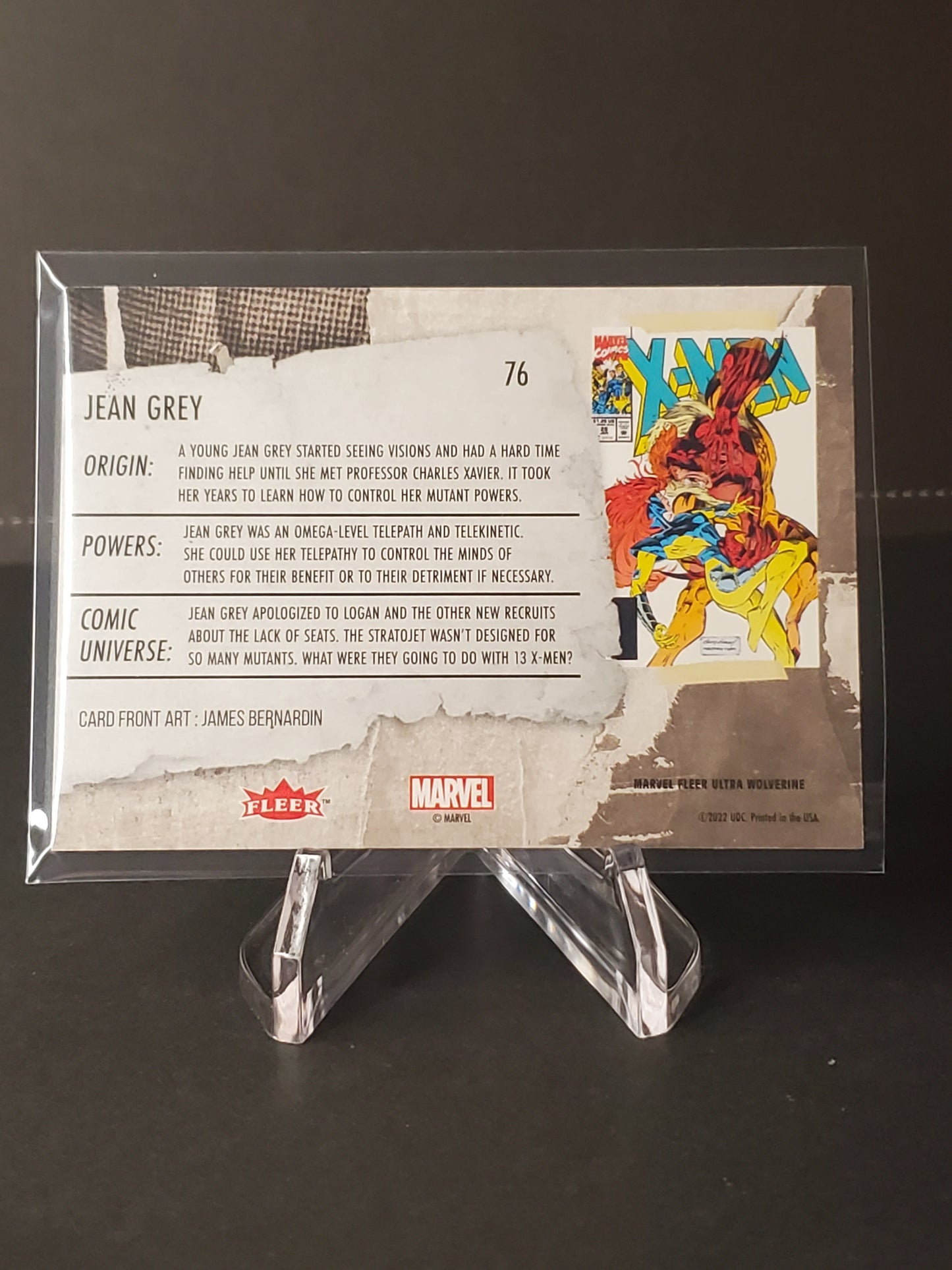 Jean Grey 2023 Fleer Ultra Wolverine #76