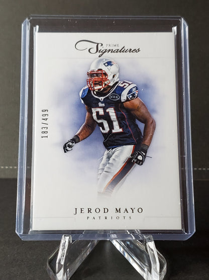 Jerod Mayo 2012 Prime Signatures Football #114: /499