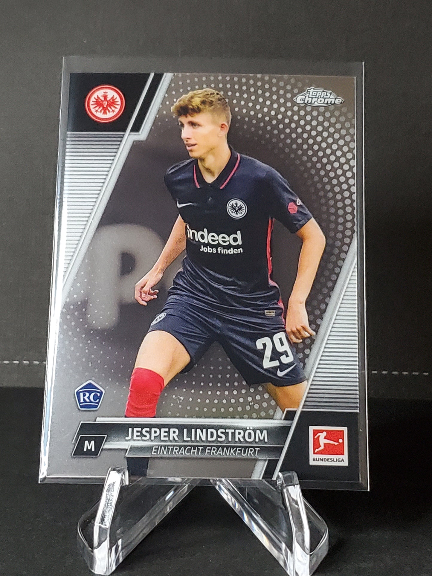 Jesper Lindstrom 2021-2022 Topps Chrome Bundesliga RC #37