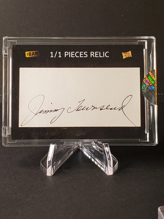 Jimmy Townsend 2020 The Bar Pieces Relic American Author 1/1 AUTO
