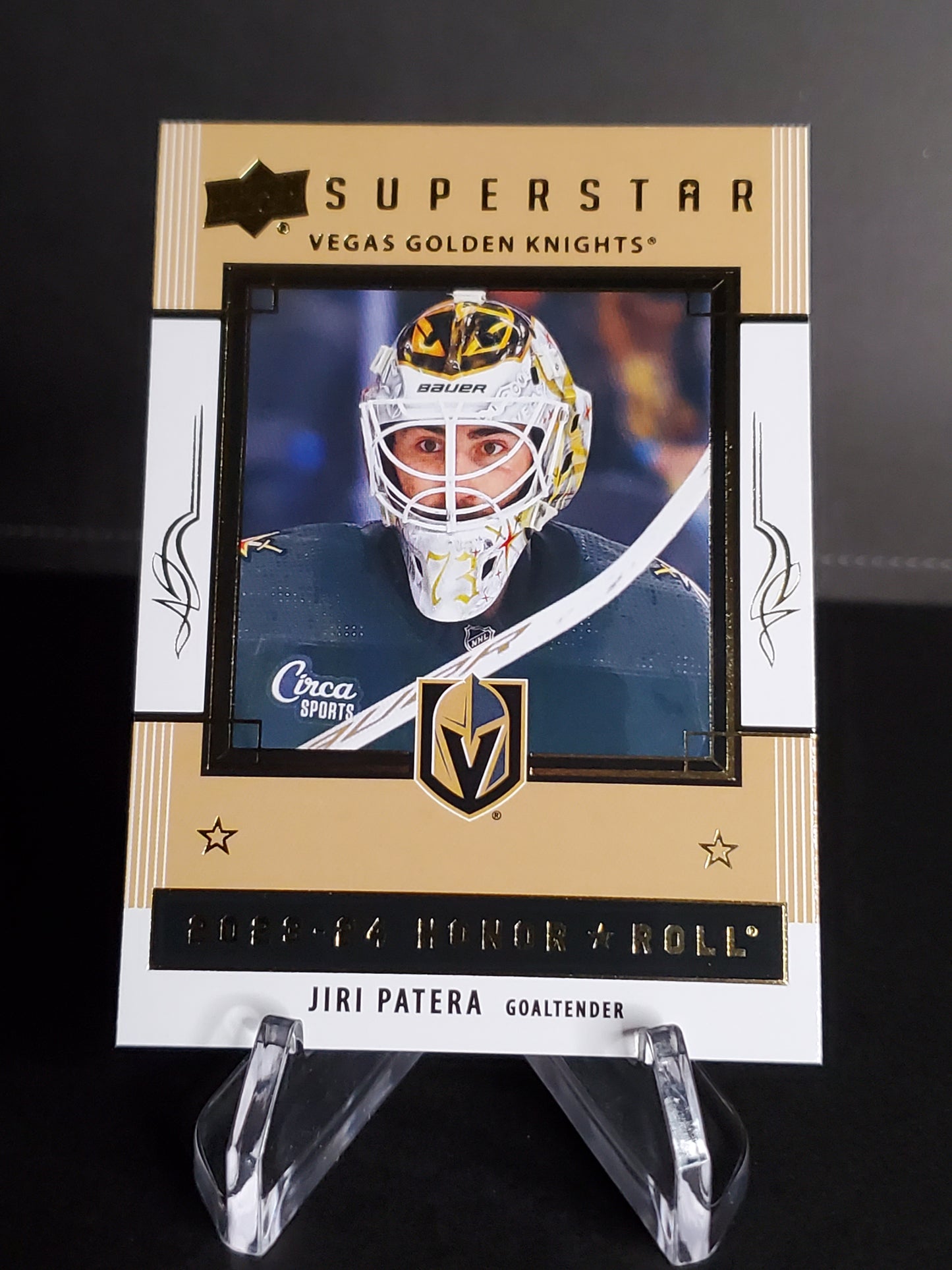 Jiri Patera 2023/24 Upper Deck Series 2 Honor Roll #HR44