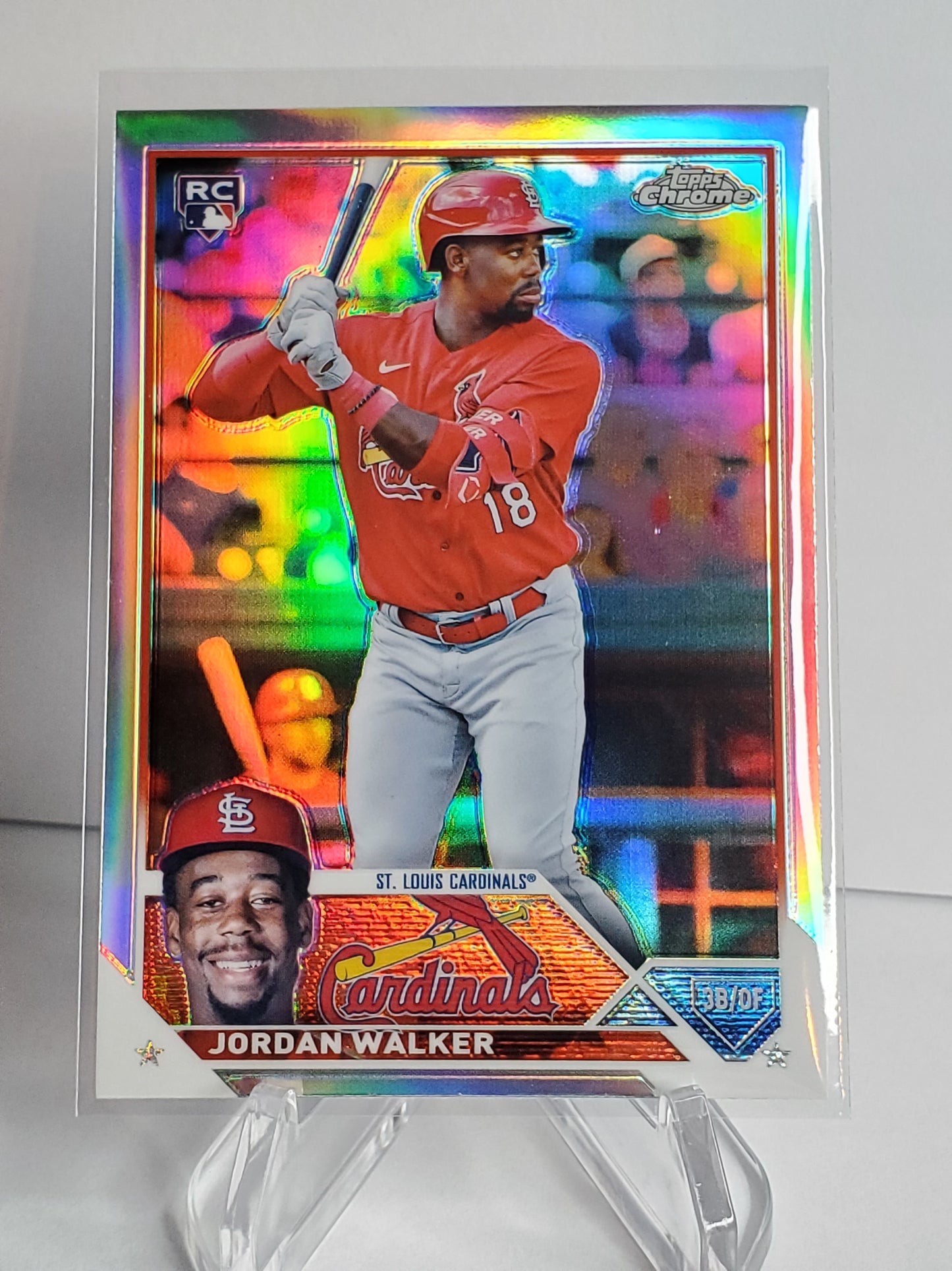 Jordan Walker 2023 Topps Chrome RC Refractor #209