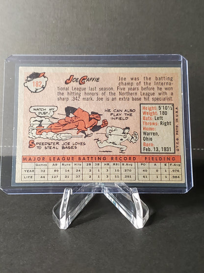 Joe Caffie 1958 Topps Baseball #182
