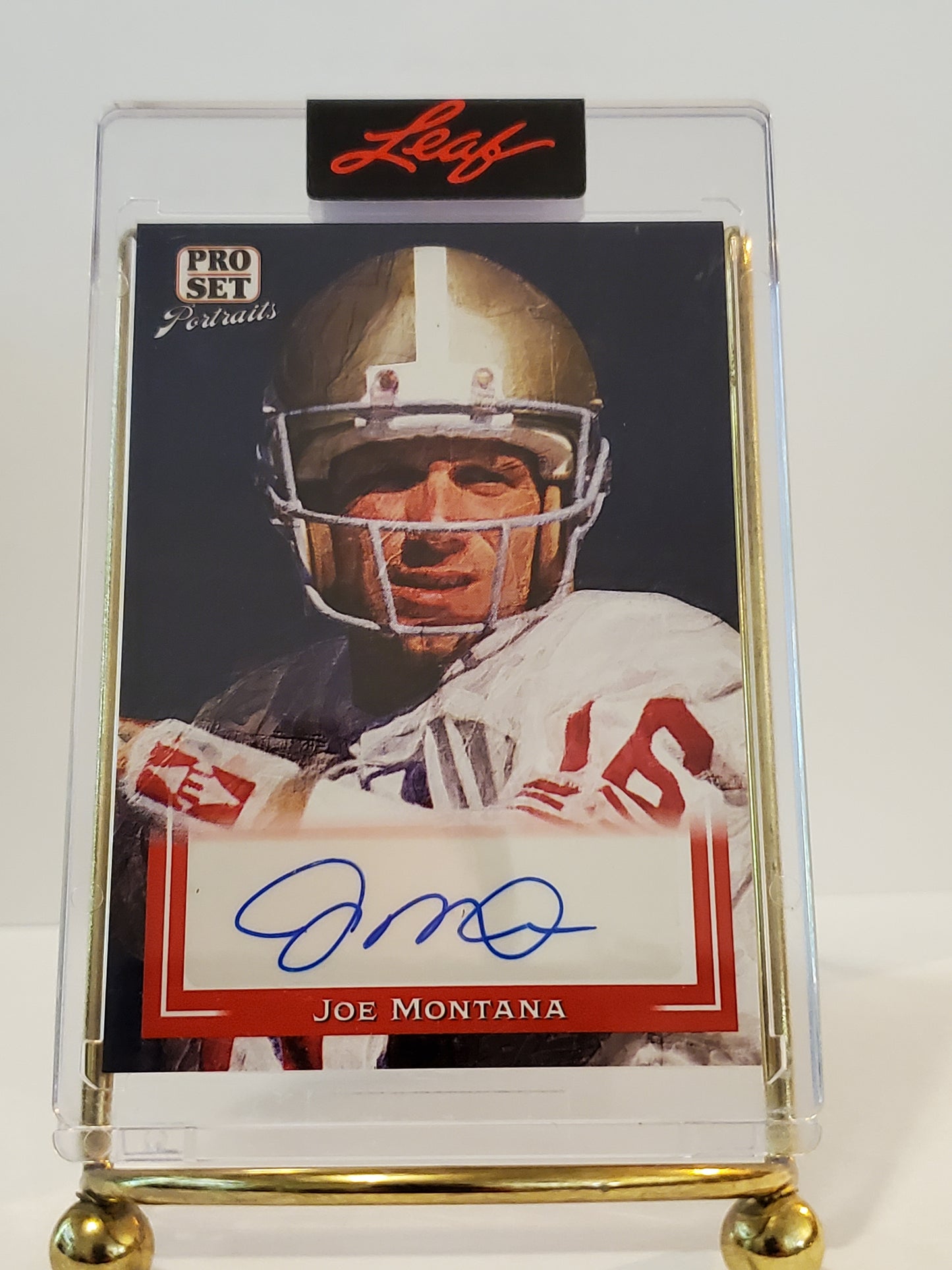 Joe Montana - 2022 Leaf Pro Set Portrait Auto - PSP-JM1