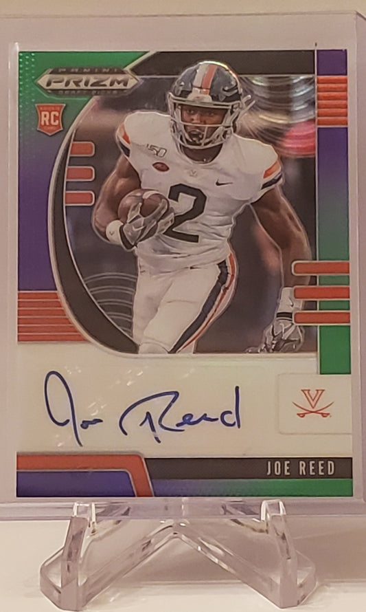 Joe Reed 2020 Panini Prizm Purple & Green AUTO RC #'d 68/199