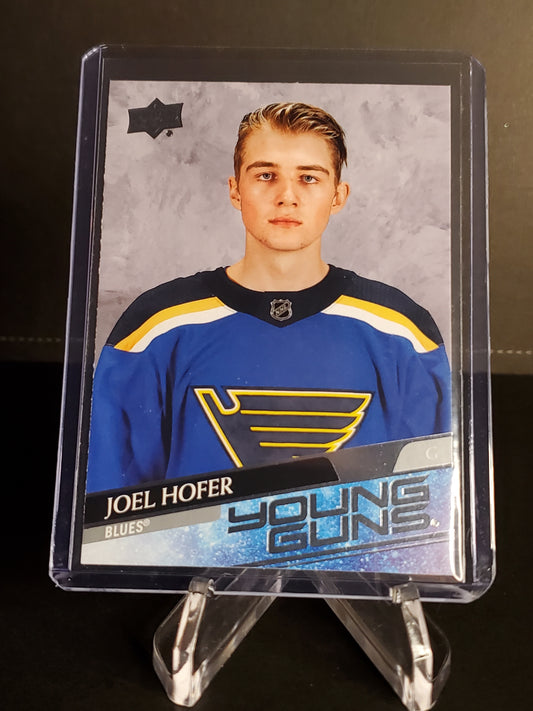 Joel Hofer 2020-21 Upper Deck ExtendedSeries Young Guns #702