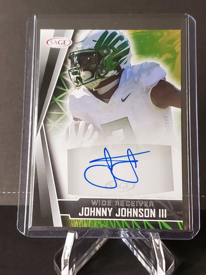 Johnny Johnson III 2022 Sage AUTO #A-JJ2