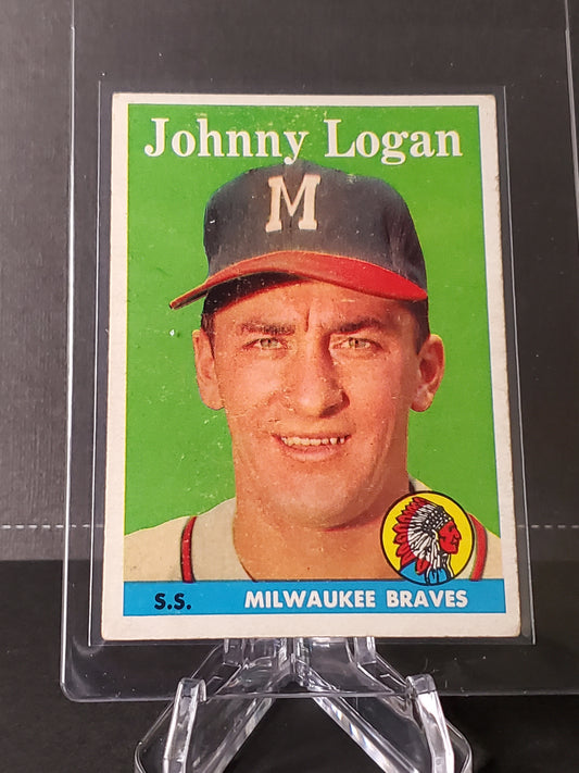 Johnny Logan 1958 Topps Baseball #110