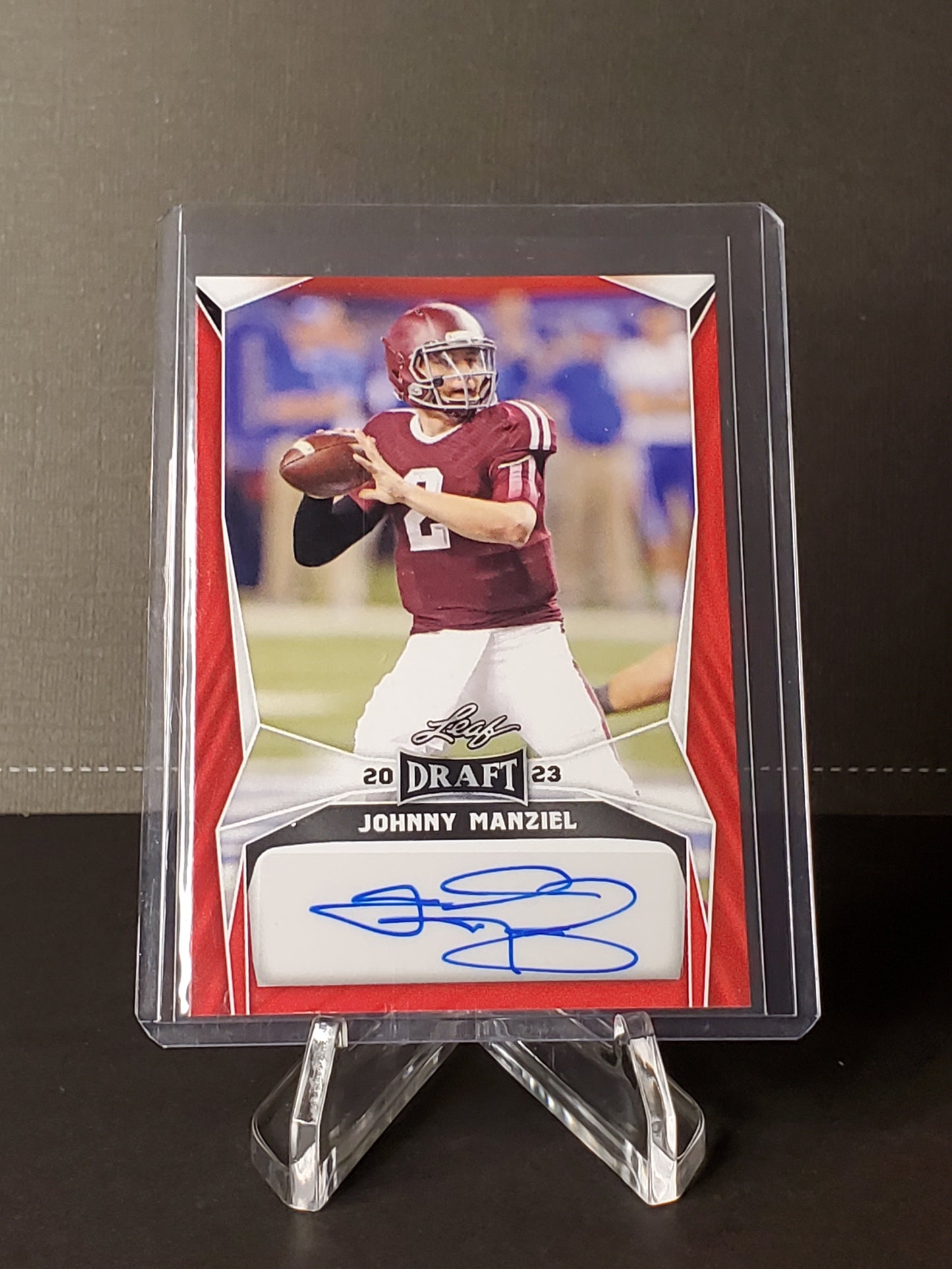 Johnny Manziel 2023 Leaf Draft Picks AUTO #BA-JM7