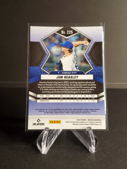 Jon Heasley 2022 Panini Mosaic RC #225