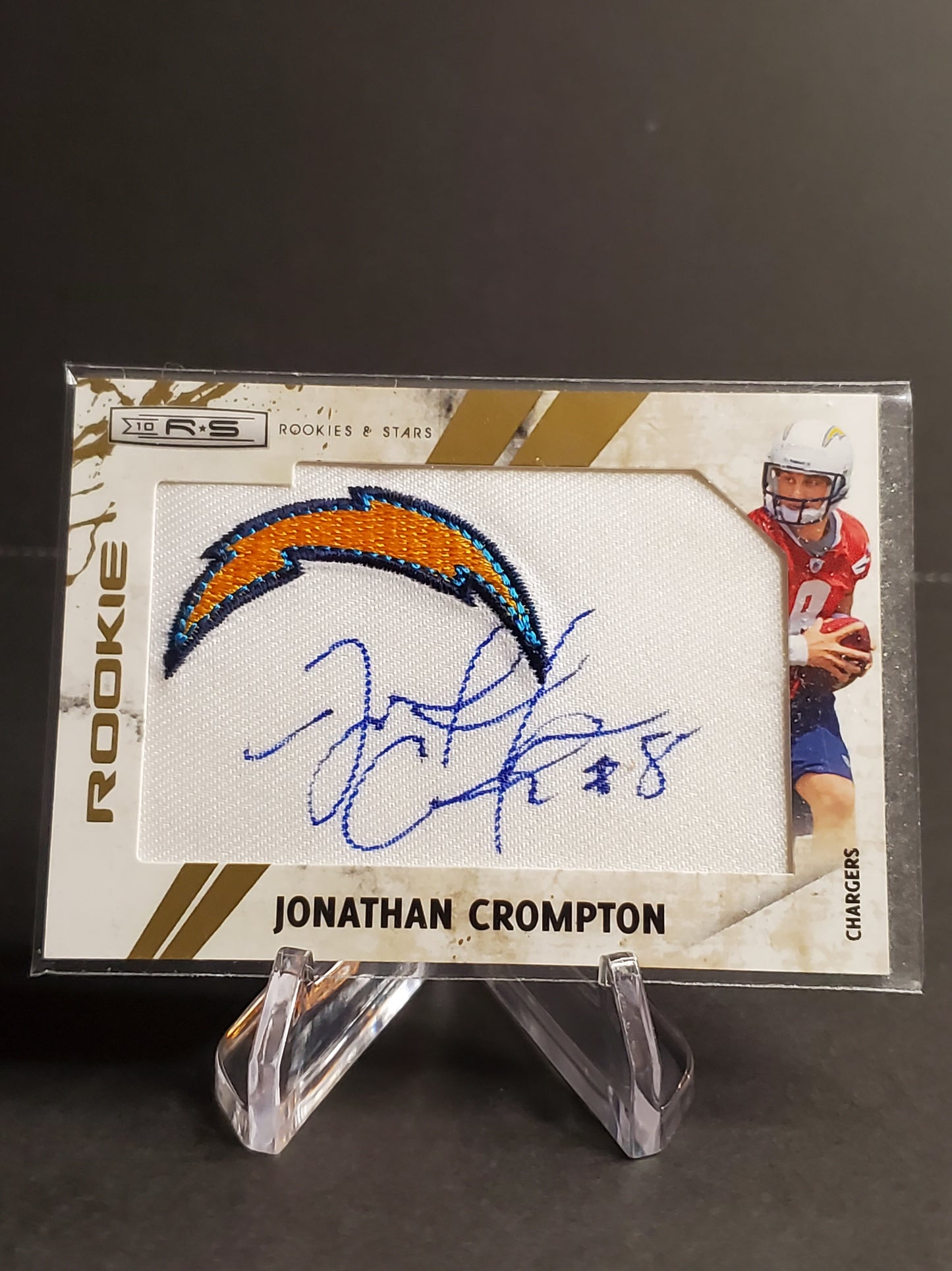 Jonathan Crompton 2010 Rookies & Stars Rookie Team Patch AUTO #283 : 188/299