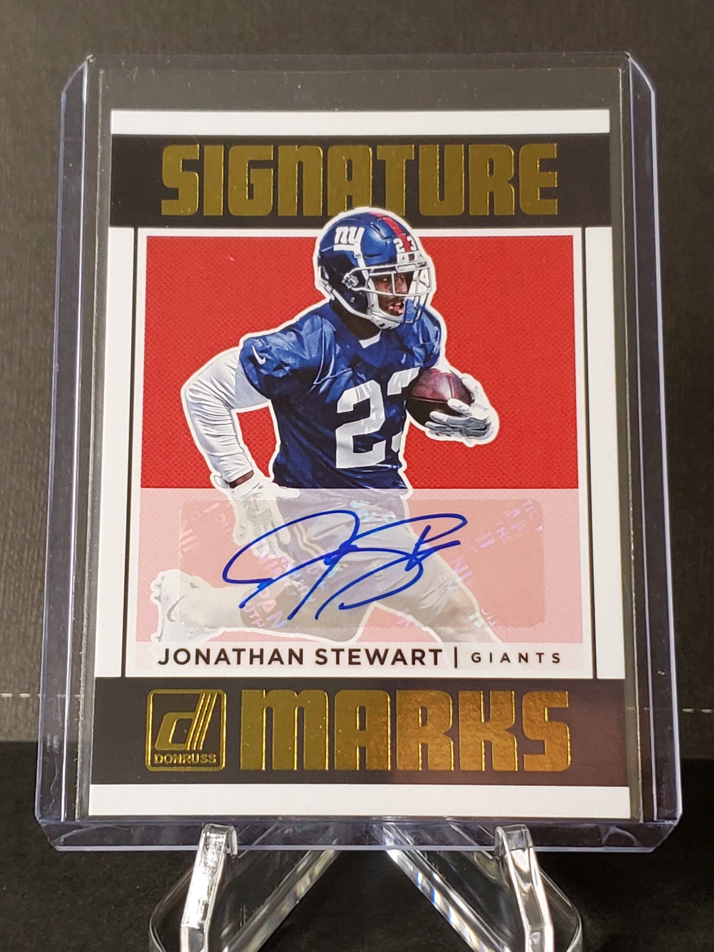 Jonathan Stewart 2018 Panini Donruss Signature Marks AUTO #SM-JS