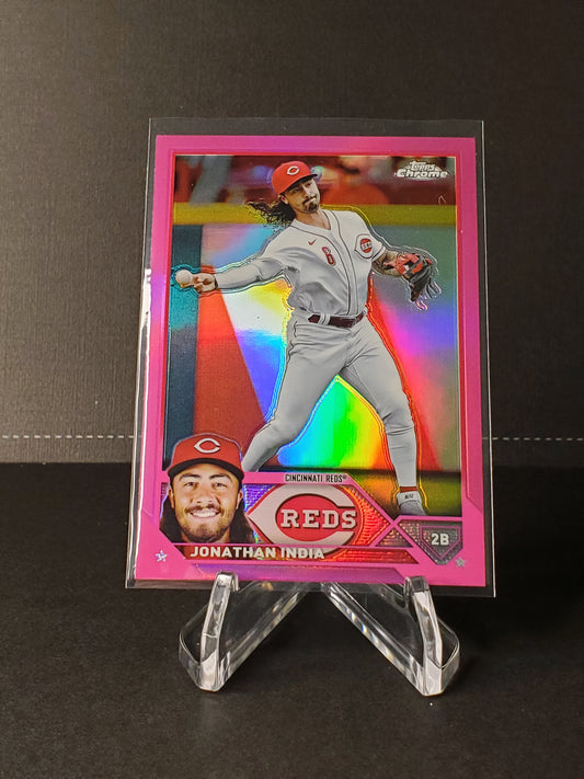 Jonathan India 2022 Topps Chrome Pink Refractor #53