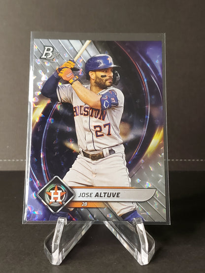 Jose Altuve 2022 Bowman Platinum Ice Foil #95