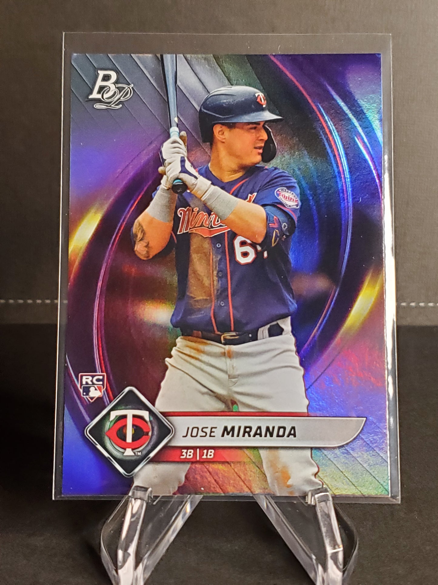 Jose Miranda 2022 Bowman Platinum RC #58