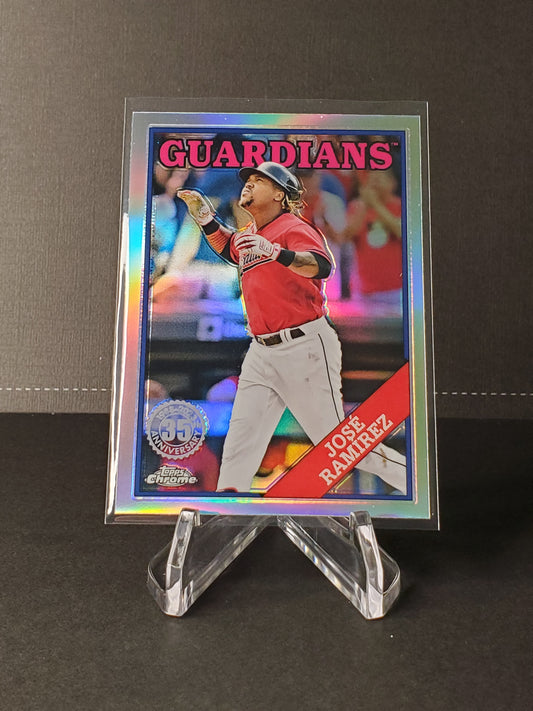 Jose Ramirez 2022 Topps Chrome 35th Anniversary #88BC-17