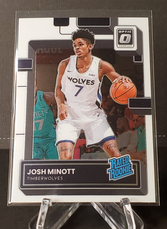 Josh Minott 2022 Panini Optic Rated Rookie RC #244