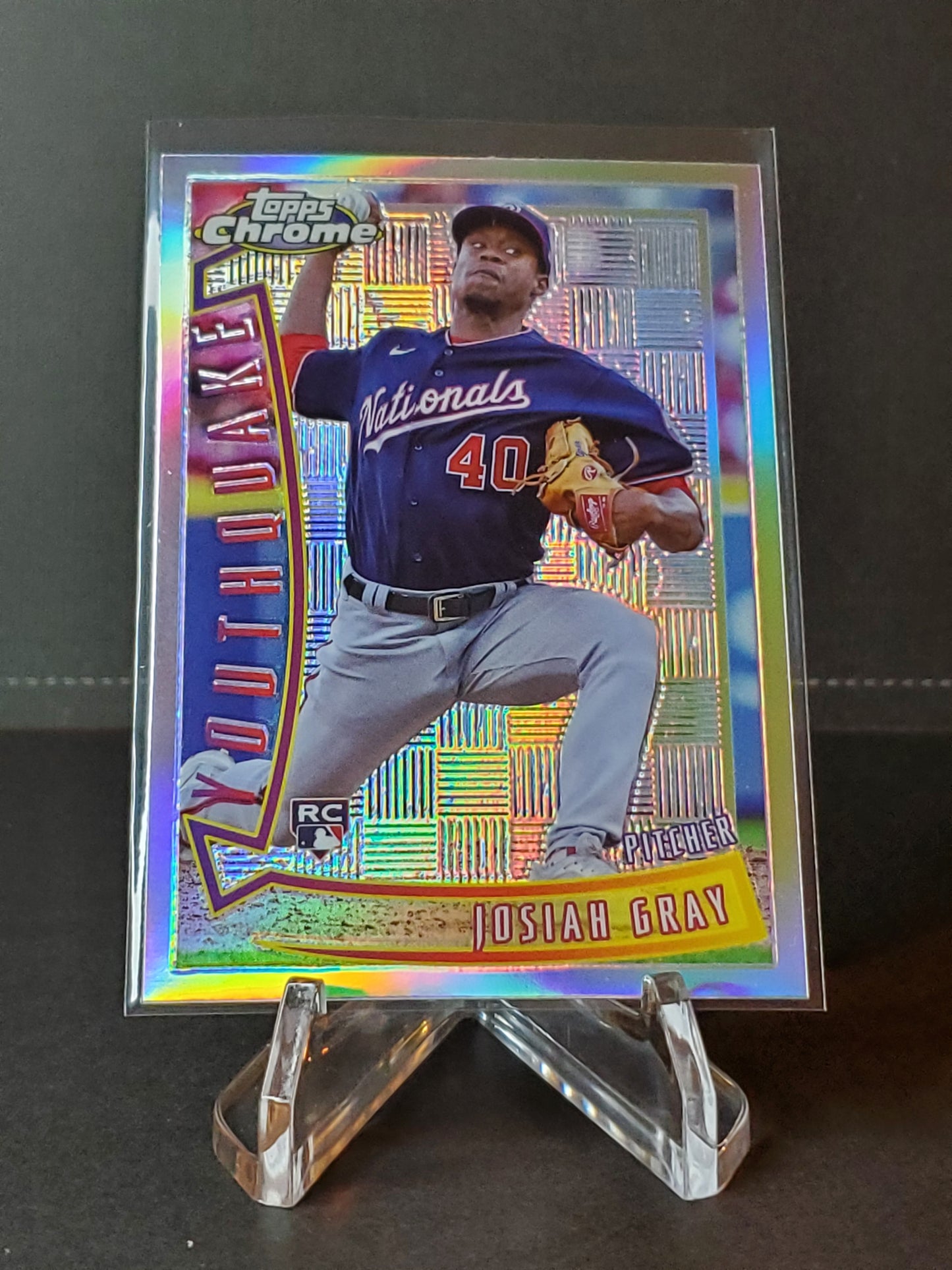 Josiah Gray 2022 Topps Chrome Youthquake RC #YQ-15