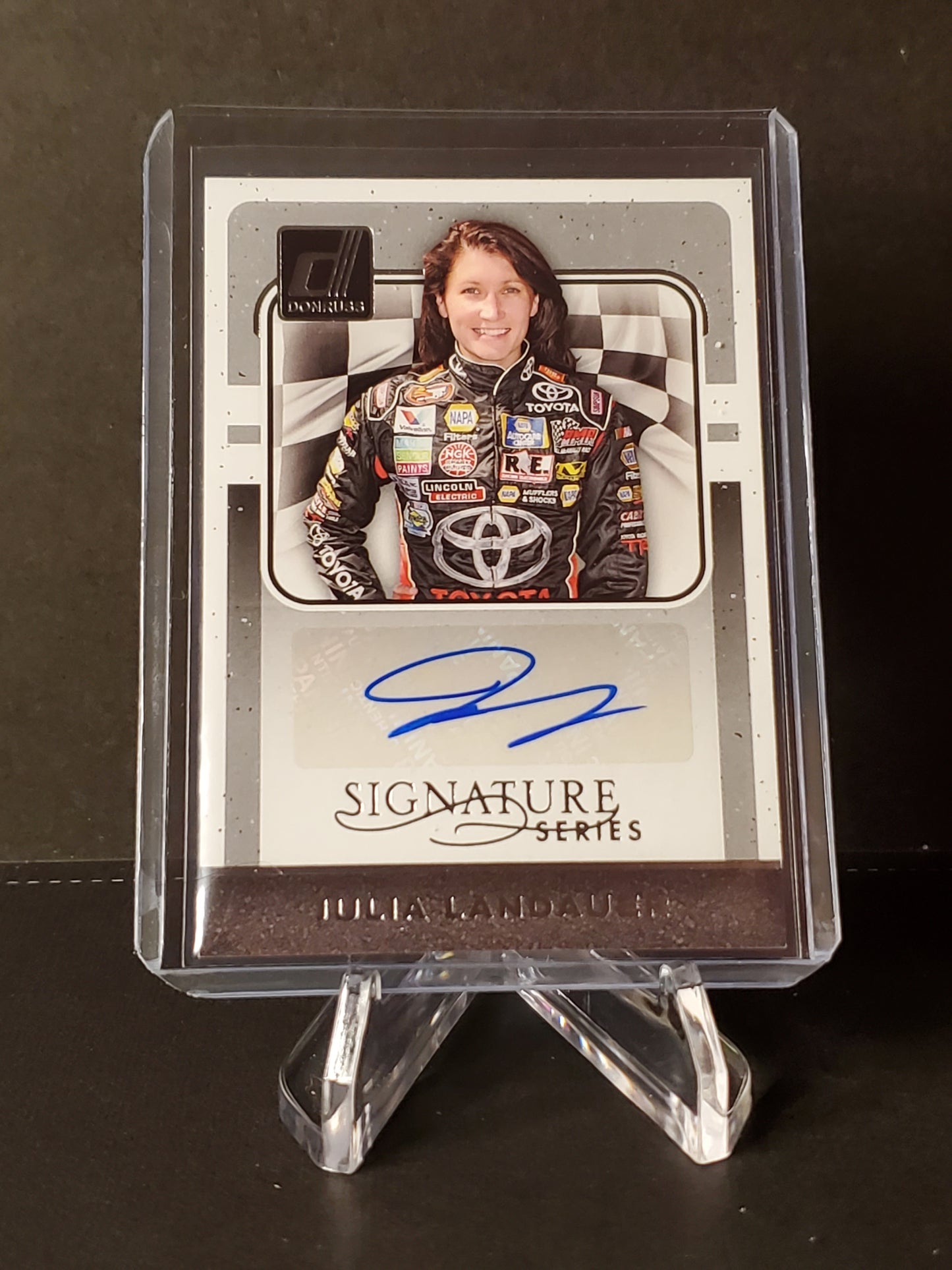 Julia Landauer 2017 Donruss Racing Signature Series AUTO #SS-JL