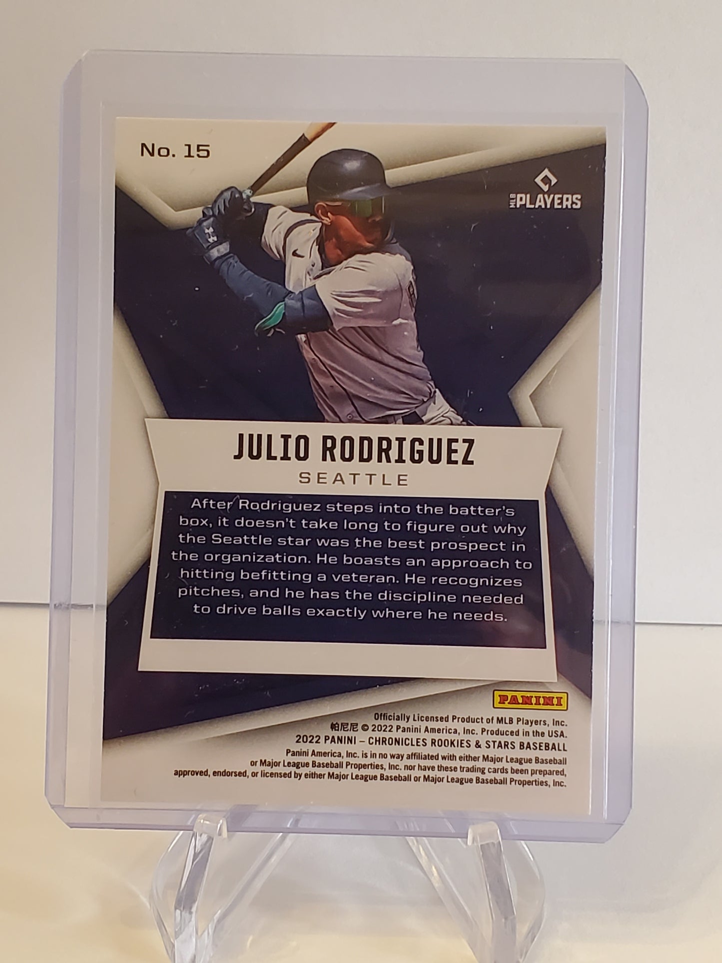 Julio Rodriguez 2022 Panini Chronicles RC Rookies & Stars #15