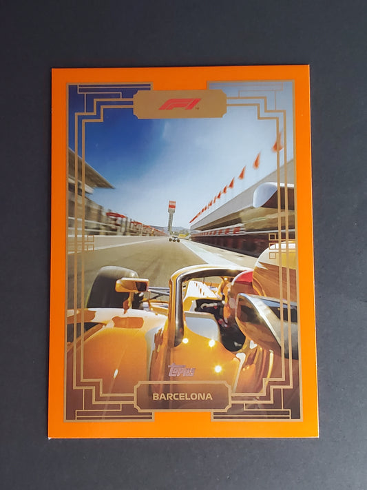 Barcelona 2022 Topps Formula 1 F1 Jumbo Box Topps /25 #ADGP-PC3