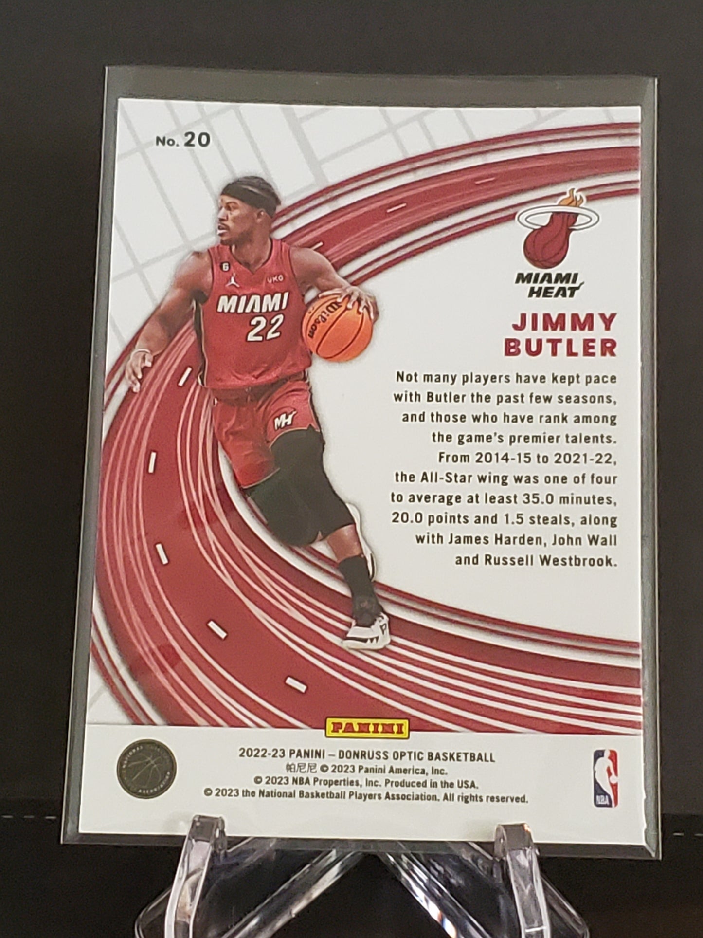 Jimmy Butler 2022-2023 Panini Donruss Optic Express Lane #20