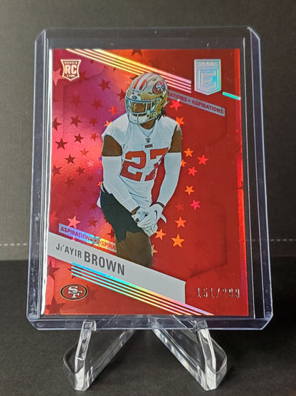 Ji'Ayir Brown 2023 Panini Donruss Elite - Aspirations Stars (RC) #154: /299