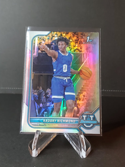 Kadary Richmond 2021-22 Bowman University Chrome Refractor #37