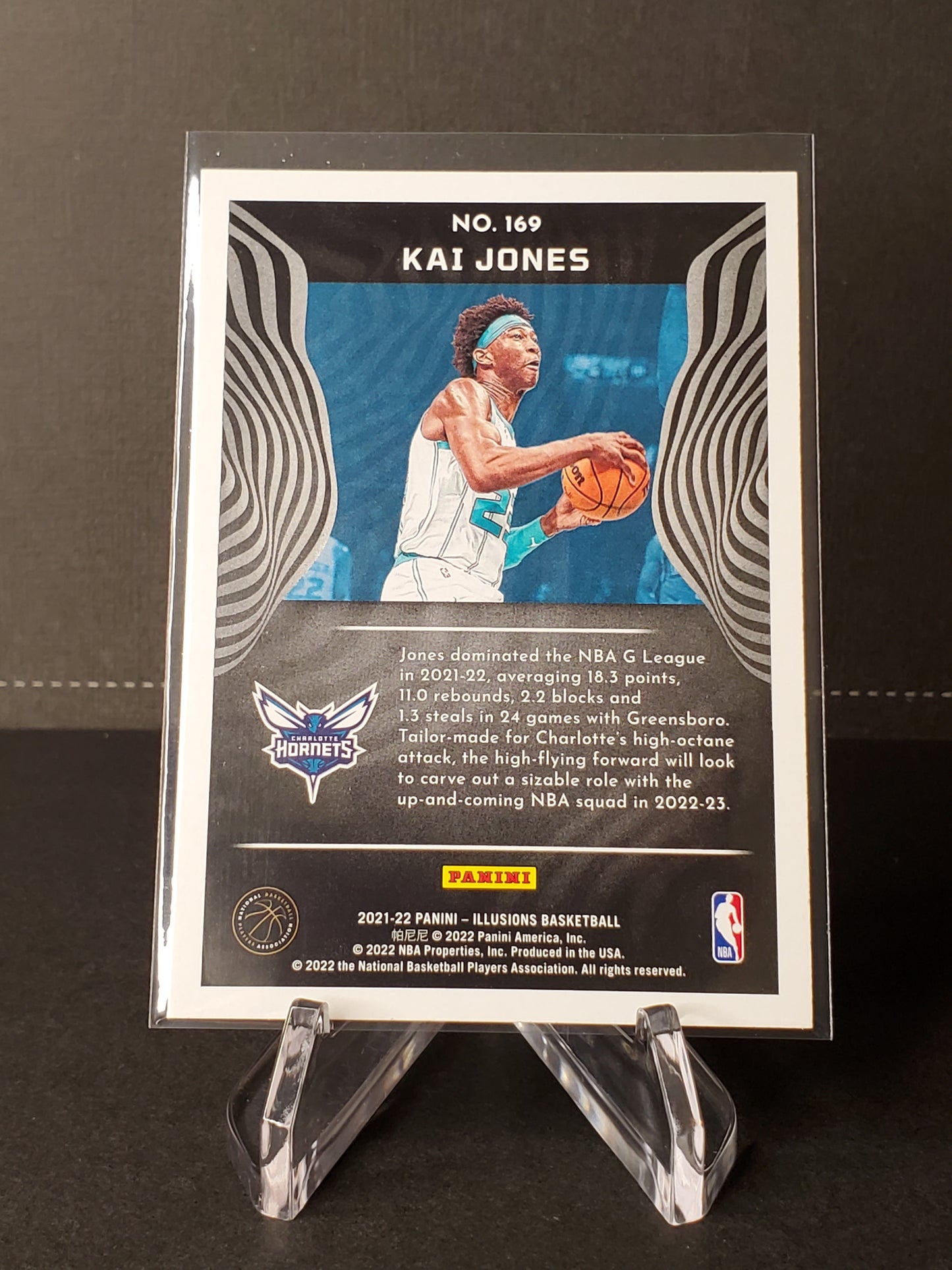 Kai Jones 2021-2022 Panini Illusions Basketball RC #169