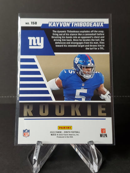Kayvon Thibodeaux 2022 Panini Zenith Football Red Zone RC #150