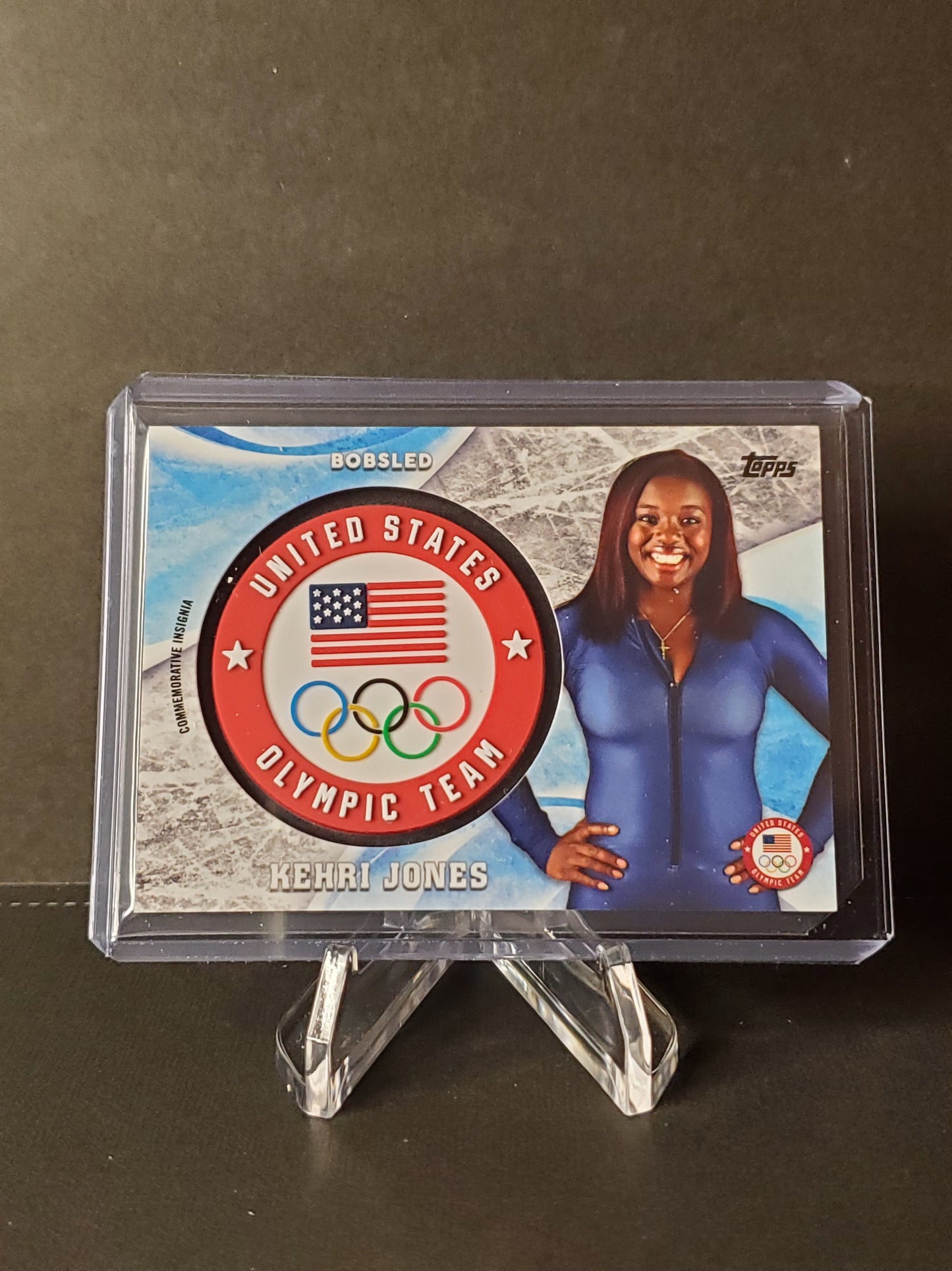 Kehri Jones 2018 Topps US Winter Olympics Insignia #ICR-KJ: #'d /99